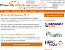 Tablet Screenshot of chemprotechindia.com